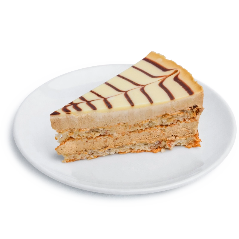 Cappuccino Cake Slice