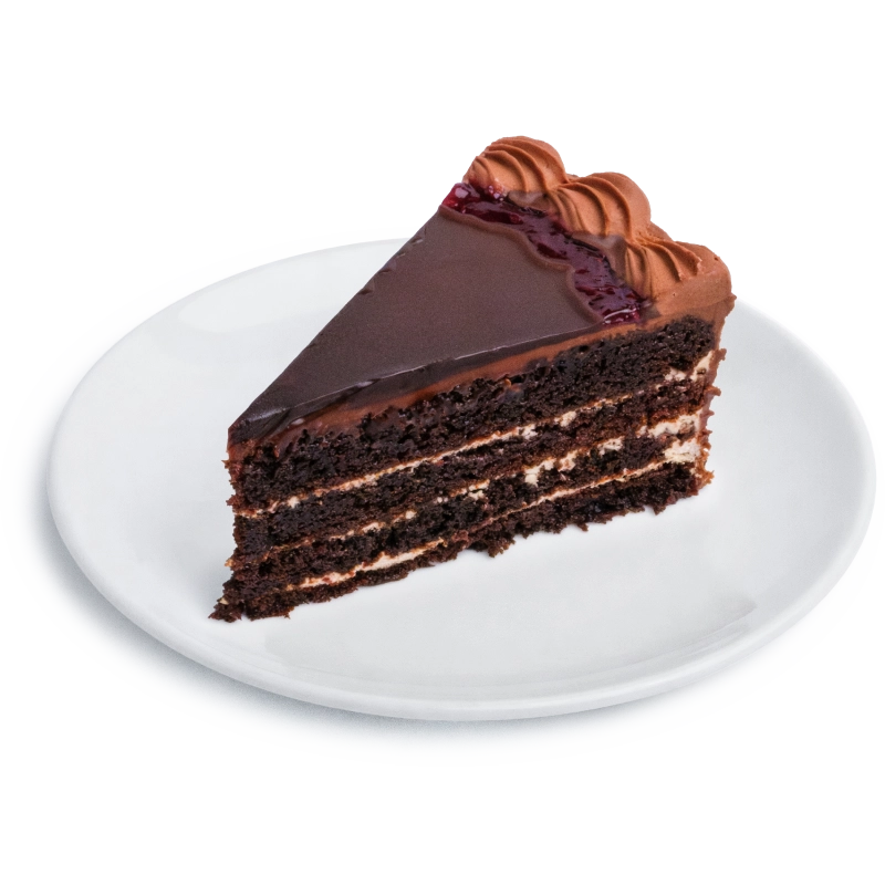Dark Forest Cake Slice
