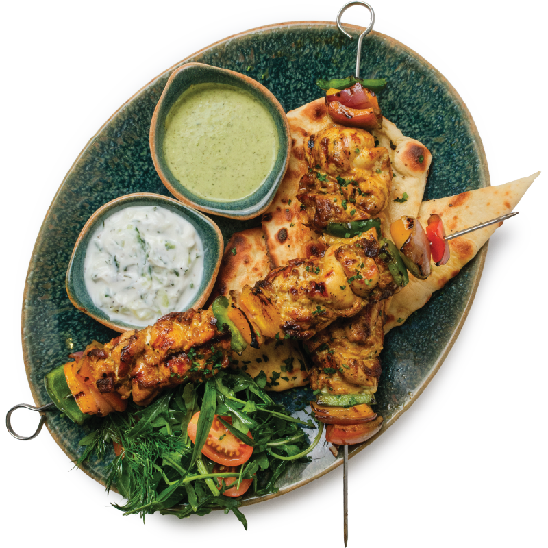 Shawarma Tikka Skewers