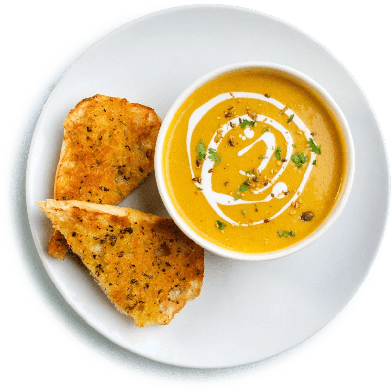 Butternut & Ginger Soup - Artcaffé Restaurant