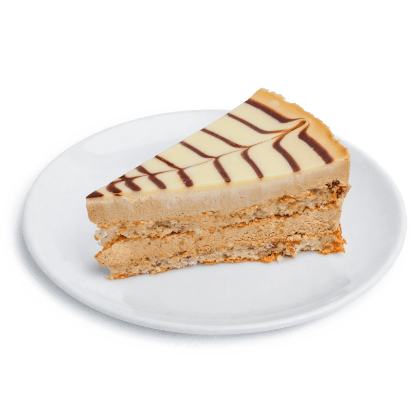 Cappuccino Cake Slice