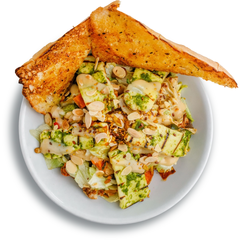 Grilled Halloumi Salad