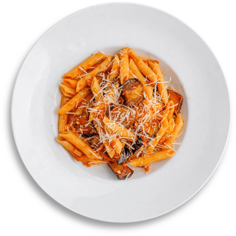 Penne Arrabiata With Aubergine - Artcaffé Restaurant