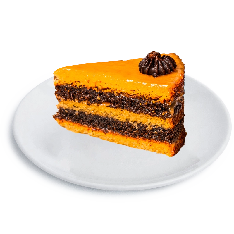Salted Caramel Cake Slice