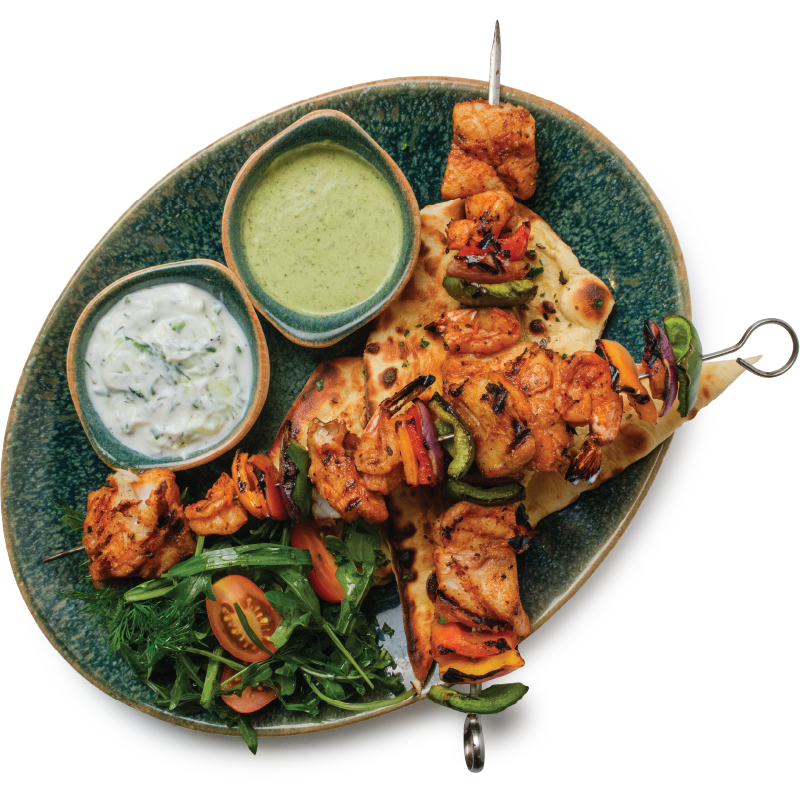 Seafood Skewers - Artcaffé Restaurant