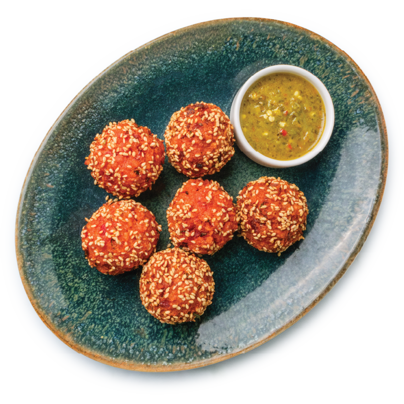 Sesame Beet Bites