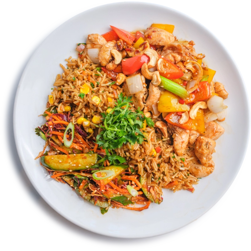Sesame Cashew Chicken - Artcaffé Restaurant