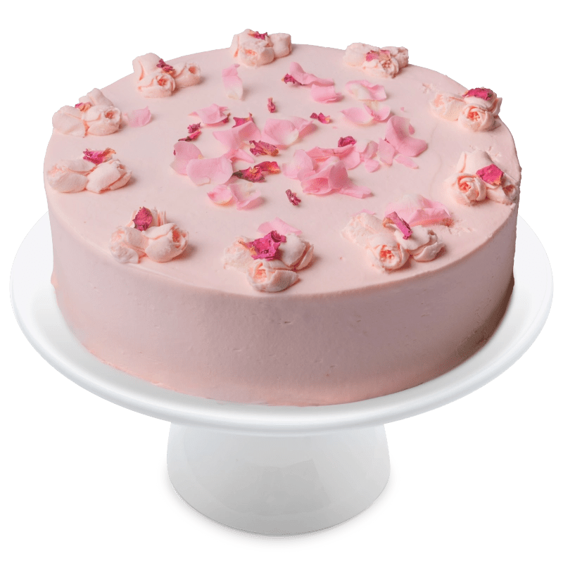 Whole Milk & Rose Cake 2kg - Artcaffé Restaurant