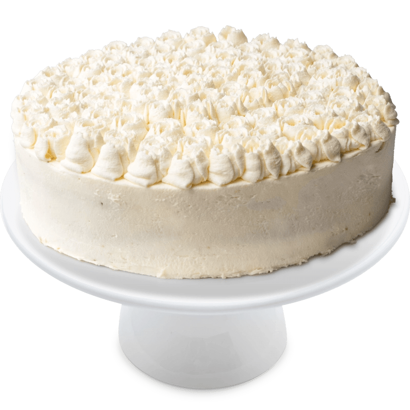 Whole White Chocolate Rose Cake 2kg - Artcaffé Restaurant