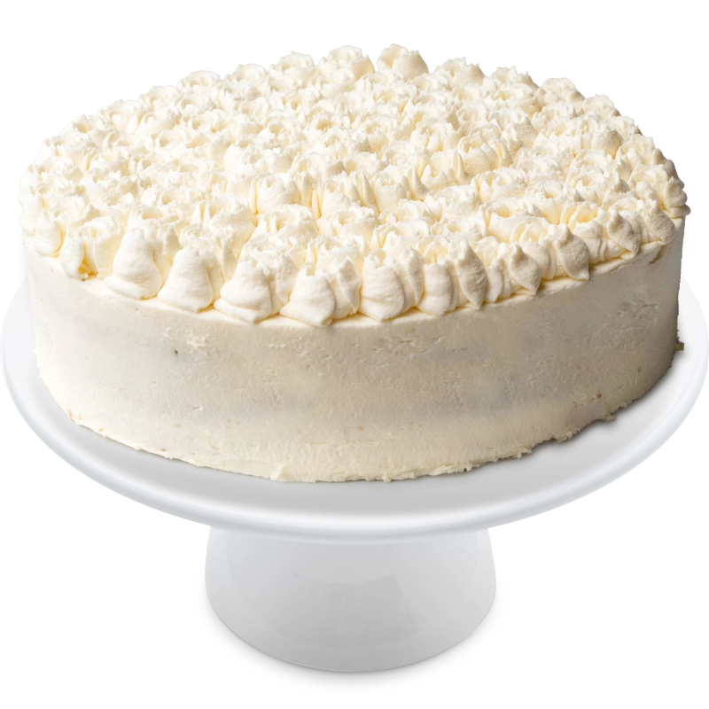 Whole White Chocolate Rose Cake 2kg